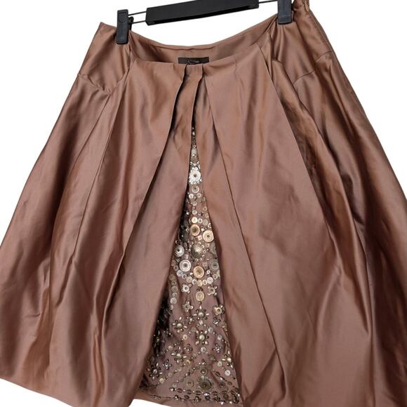 Vera Wang FW2007 Runway Silk Embroidered Skirt 42/8 - Picture 3 of 15